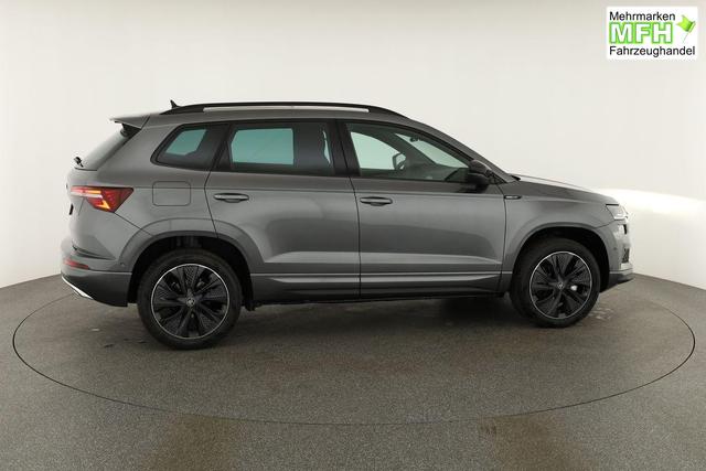 Skoda Karoq Sportline 1.5 TSI DSG Sportline, Pano, AHK, Navi, CANTON, Matrix, AreaView, Side, el. Klappe, FS-beheizbar, 5 J.-Garantie 