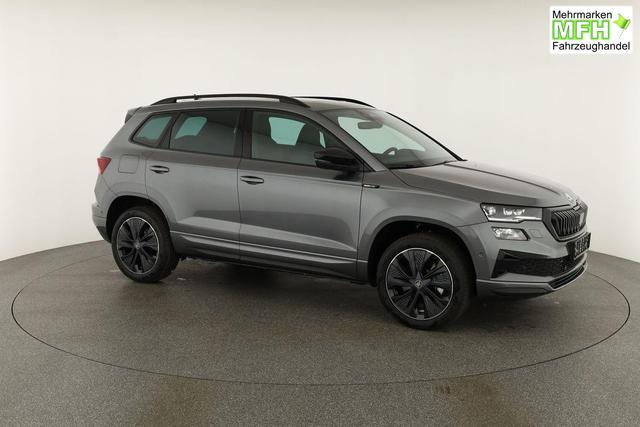 Skoda Karoq Sportline 1.5 TSI DSG Sportline, Pano, AHK, Navi, CANTON, Matrix, AreaView, Side, el. Klappe, FS-beheizbar, 5 J.-Garantie 