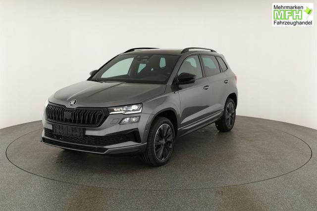 Skoda Karoq Sportline 1.5 TSI DSG Sportline, Pano, AHK, Navi, CANTON, Matrix, AreaView, Side, el. Klappe, FS-beheizbar, 5 J.-Garantie 
