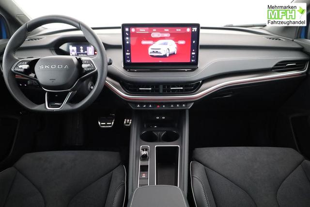 Skoda Elroq 85 x Sportline 85x Sportline, AHK, Matrix, W&auml;rmepumpe, 21-Zoll, Navi, el. Klappe, FS-beheizbar 