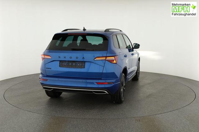 Skoda Karoq Sportline 1.5 TSI DSG Sportline, Pano, AHK, Navi, CANTON, Matrix, AreaView, Side, el. Klappe, FS-beheizbar, 5 J.-Garantie 