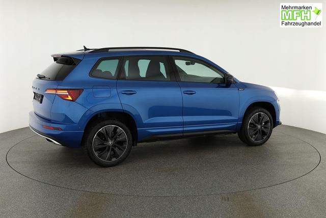 Skoda Karoq Sportline 1.5 TSI DSG Sportline, Pano, AHK, Navi, CANTON, Matrix, AreaView, Side, el. Klappe, FS-beheizbar, 5 J.-Garantie 