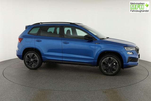 Skoda Karoq Sportline 1.5 TSI DSG Sportline, Pano, AHK, Navi, CANTON, Matrix, AreaView, Side, el. Klappe, FS-beheizbar, 5 J.-Garantie 