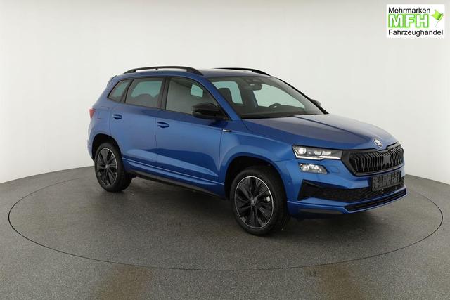 Skoda Karoq Sportline 1.5 TSI DSG Sportline, Pano, AHK, Navi, CANTON, Matrix, AreaView, Side, el. Klappe, FS-beheizbar, 5 J.-Garantie 