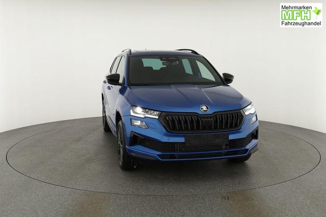 Skoda Karoq Sportline 1.5 TSI DSG Sportline, Pano, AHK, Navi, CANTON, Matrix, AreaView, Side, el. Klappe, FS-beheizbar, 5 J.-Garantie 