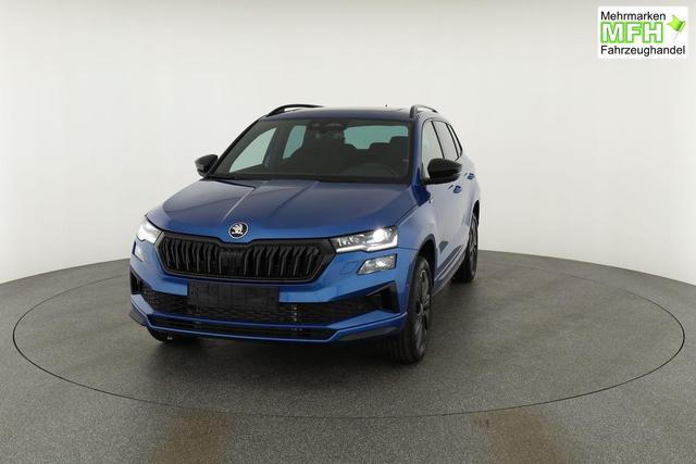 Skoda Karoq Sportline 1.5 TSI DSG Sportline, Pano, AHK, Navi, CANTON, Matrix, AreaView, Side, el. Klappe, FS-beheizbar, 5 J.-Garantie 