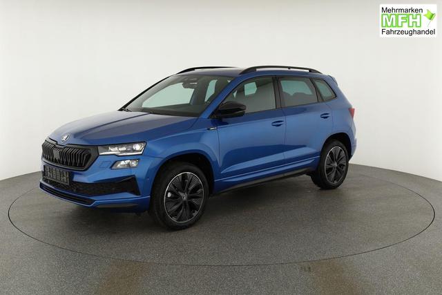 Skoda Karoq Sportline 1.5 TSI DSG Sportline, Pano, AHK, Navi, CANTON, Matrix, AreaView, Side, el. Klappe, FS-beheizbar, 5 J.-Garantie 