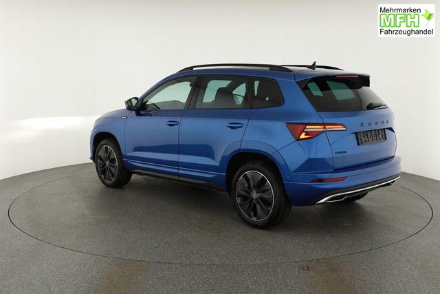 Skoda Karoq Sportline 1.5 TSI DSG Sportline, Pano, AHK, Navi, CANTON, Matrix, AreaView, Side, el. Klappe, FS-beheizbar, 5 J.-Garantie 