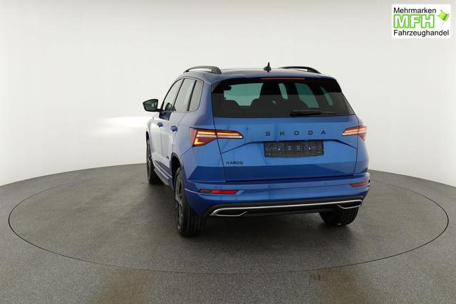 Skoda Karoq Sportline 1.5 TSI DSG Sportline, Pano, AHK, Navi, CANTON, Matrix, AreaView, Side, el. Klappe, FS-beheizbar, 5 J.-Garantie 