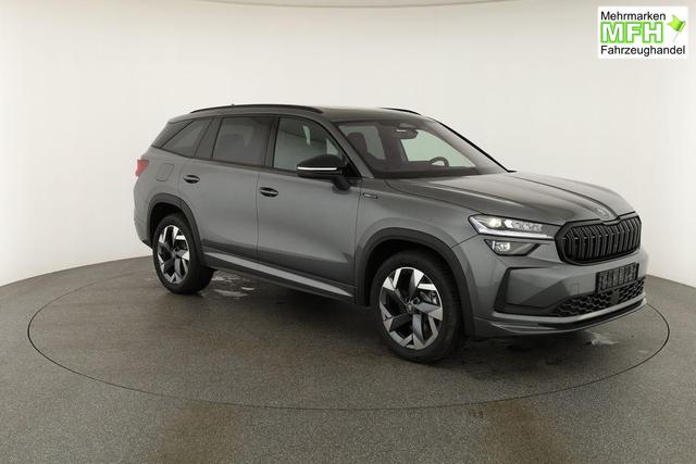 Skoda Kodiaq 2.0 TSI 150 kW 4x4 Sportline DSG Sportline, Pano, AHK, Navi, Matrix, Canton, Side, FS-beheizbar, el. Klappe, Kamera, 19-Zoll, 5 J.-Garantie 