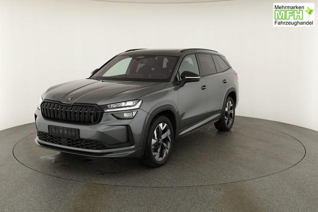Skoda Kodiaq 2.0 TSI 150 kW 4x4 Sportline DSG Sportline, Pano, AHK, Navi, Matrix, Canton, Side, FS-beheizbar, el. Klappe, Kamera, 19-Zoll, 5 J.-Garantie 