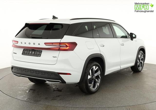 Skoda Kodiaq 2.0 TSI 150 kW 4x4 Sportline DSG Sportline, Pano, AHK, Navi, Matrix, Canton, Side, FS-beheizbar, el. Klappe, Kamera, 19-Zoll, 5 J.-Garantie 
