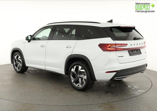 Skoda Kodiaq 2.0 TSI 150 kW 4x4 Sportline DSG Sportline, Pano, AHK, Navi, Matrix, Canton, Side, FS-beheizbar, el. Klappe, Kamera, 19-Zoll, 5 J.-Garantie 