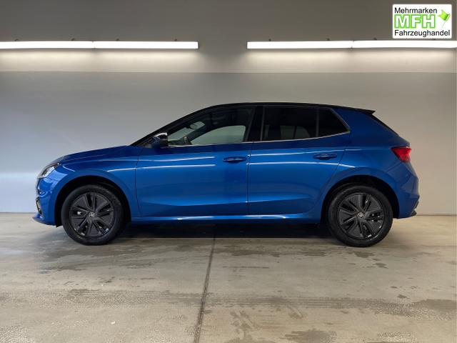 Skoda / Fabia / Blau / / / Selection 115PS DSG AHK+Dynamic+Kamera+Kessy+Alu16+Sitzheiz+Climatron+PDCvohi 