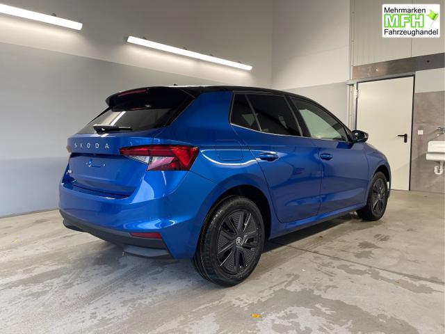 Skoda / Fabia / Blau / / / Selection 115PS DSG AHK+Dynamic+Kamera+Kessy+Alu16+Sitzheiz+Climatron+PDCvohi 