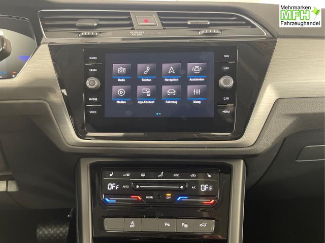 Volkswagen / Touran / Silber / / / 1.5 TSI DSG 7Sitz+AHK+IQ.Light+Kamera+Navi+eHeck+Keyless+Sitzheiz