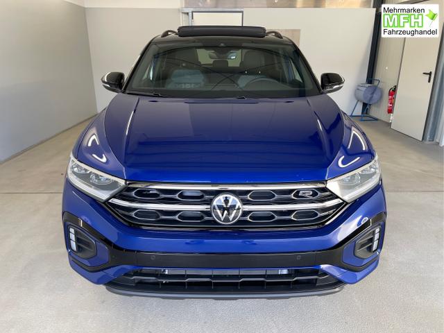 Volkswagen / T-Roc / Blau / / / 190PS 4M DSG Pano+AHK+Black+IQ.Light+IQ.Drive+eHeck+Kamera+Alu19