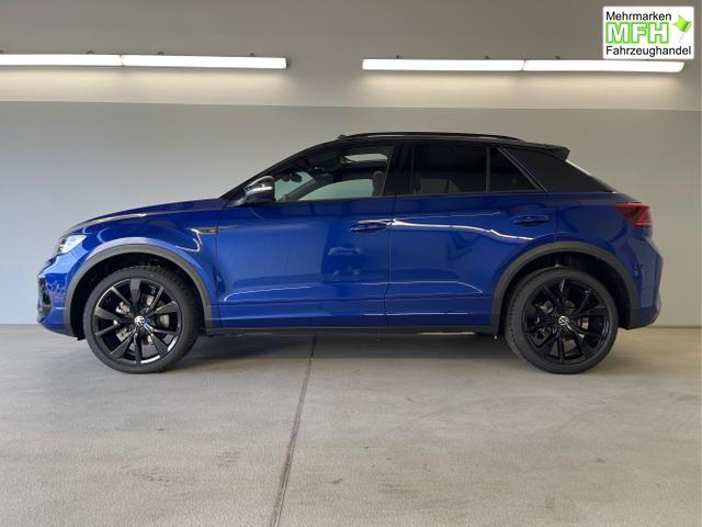 Volkswagen / T-Roc / Blau / / / 190PS 4M DSG Pano+AHK+Black+IQ.Light+IQ.Drive+eHeck+Kamera+Alu19