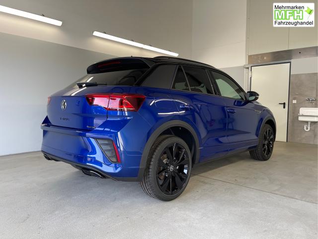 Volkswagen / T-Roc / Blau / / / 190PS 4M DSG Pano+AHK+Black+IQ.Light+IQ.Drive+eHeck+Kamera+Alu19
