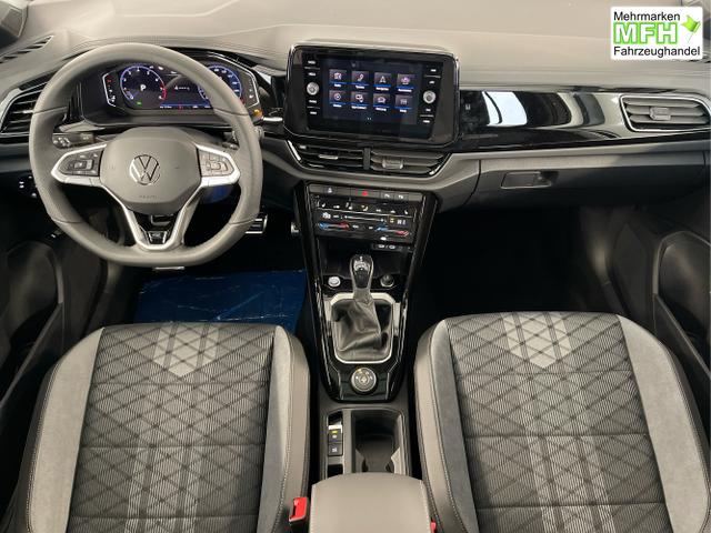 Volkswagen / T-Roc / Blau / / / 190PS 4M DSG Pano+AHK+Black+IQ.Light+IQ.Drive+eHeck+Kamera+Alu19