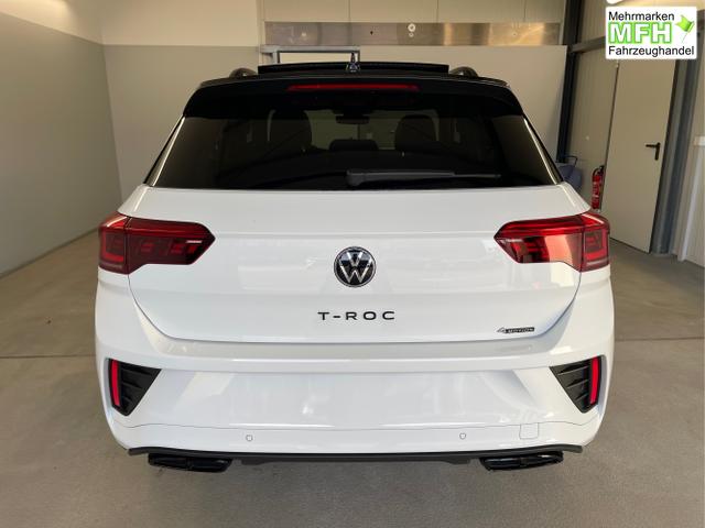 Volkswagen / T-Roc / Wei&szlig; / / / 190PS 4M DSG Pano+AHK+Black+IQ.Light+IQ.Drive+eHeck+Kamera+Alu19