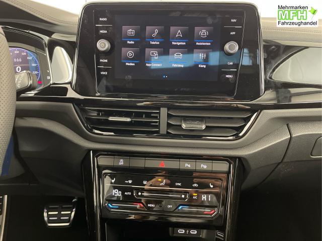 Volkswagen / T-Roc / Wei&szlig; / / / 190PS 4M DSG Pano+AHK+Black+IQ.Light+IQ.Drive+eHeck+Kamera+Alu19