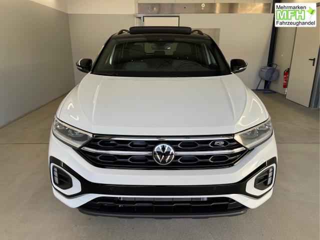 Volkswagen / T-Roc / Wei&szlig; / / / 190PS 4M DSG Pano+AHK+Black+IQ.Light+IQ.Drive+eHeck+Kamera+Alu19