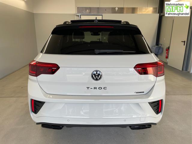 Volkswagen / T-Roc / Grau / / / 190PS 4M DSG Pano+AHK+Black+IQ.Light+IQ.Drive+eHeck+Kamera+Alu19