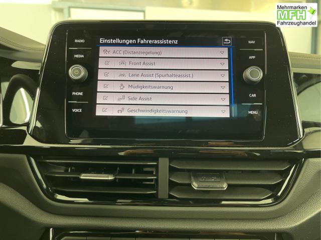 Volkswagen / T-Roc / Grau / / / 190PS 4M DSG Pano+AHK+Black+IQ.Light+IQ.Drive+eHeck+Kamera+Alu19