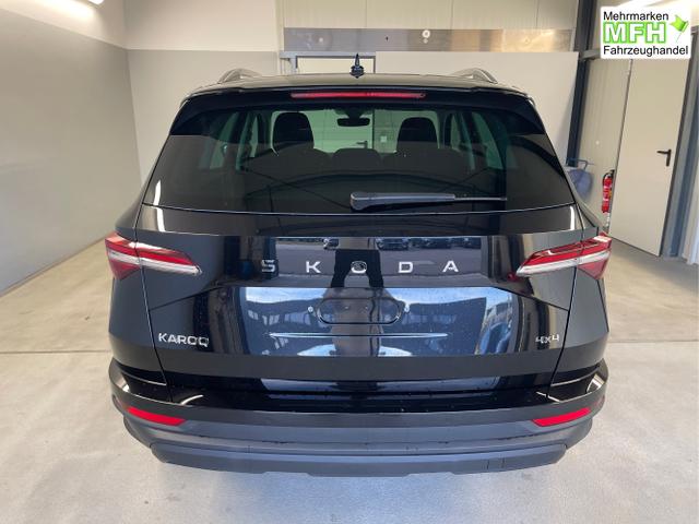 Skoda / Karoq / Schwarz / / / 150PS TDI DSG 4x4 AHK+Navi+ACC+Kamera+Sitzheiz+eHeck+GV5