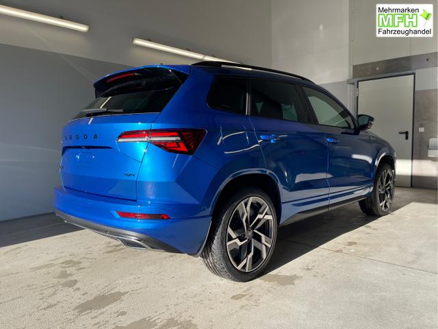 Skoda / Karoq / Blau / / / TSI 4x4 360&deg;+19 Zoll+Navi+AHK