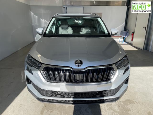 Skoda / Karoq / Silber / / / 150PS TDI DSG 4x4 AHK+Navi+ACC+Kamera+Sitzheiz+eHeck+GV5