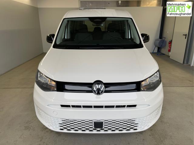 Volkswagen / Caddy / Wei&szlig; / / / 115PS AHK+Climatronic+App-Connect+Winter+GVL+PDC+Side u. Lane Assist