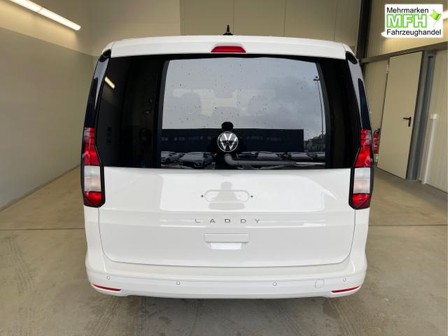 Volkswagen / Caddy / Wei&szlig; / / / 115PS AHK+Climatronic+App-Connect+Winter+GVL+PDC+Side u. Lane Assist