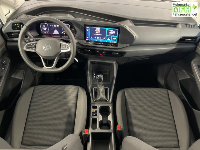 Volkswagen / Caddy / Wei&szlig; / / / 115PS AHK+Climatronic+App-Connect+Winter+GVL+PDC+Side u. Lane Assist