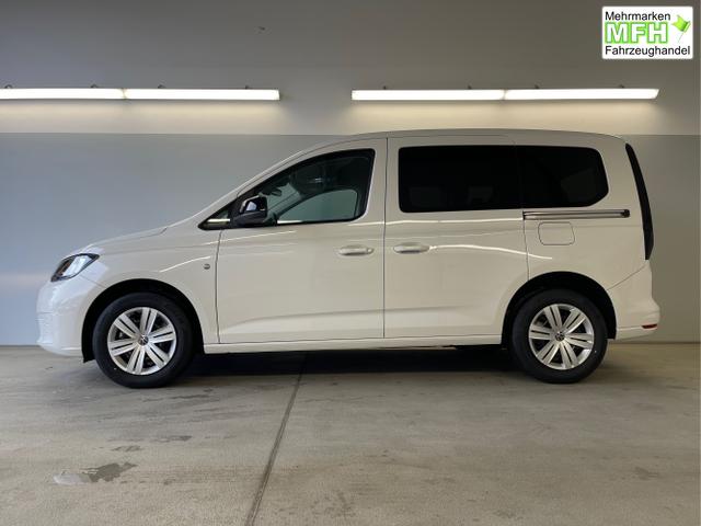 Volkswagen / Caddy / Wei&szlig; / / / 115PS AHK+Climatronic+App-Connect+Winter+GVL+PDC+Side u. Lane Assist