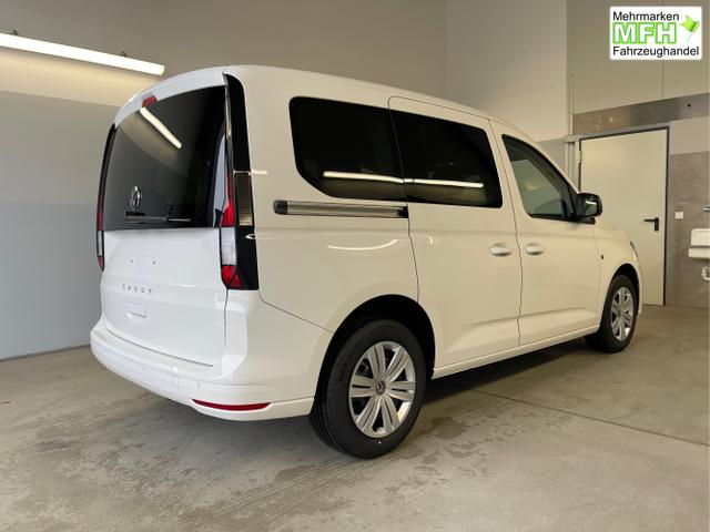 Volkswagen / Caddy / Wei&szlig; / / / 115PS AHK+Climatronic+App-Connect+Winter+GVL+PDC+Side u. Lane Assist