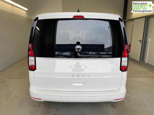 Volkswagen / Caddy / Wei&szlig; / / / 115PS AHK+Climatronic+App-Connect+Winter+GVL+PDC+Side u. Lane Assist