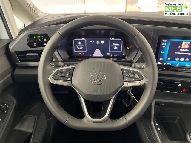 Volkswagen / Caddy / Wei&szlig; / / / 115PS AHK+Climatronic+App-Connect+Winter+GVL+PDC+Side u. Lane Assist