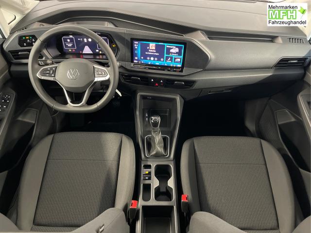Volkswagen / Caddy / Grau / / / 115PS AHK+Climatronic+App-Connect+Winter+GVL+PDC+Side u. Lane Assist