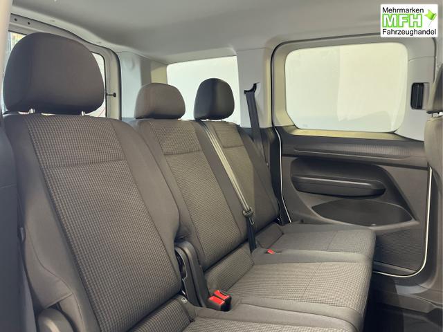 Volkswagen / Caddy / Grau / / / 115PS AHK+Climatronic+App-Connect+Winter+GVL+PDC+Side u. Lane Assist