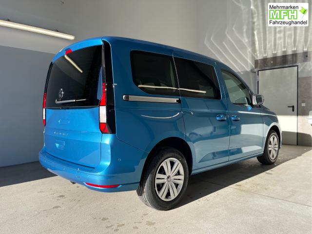 Volkswagen / Caddy / Blau / / / 115PS DSG AHK+Kamera+ACC+Parklenk+SHZ+Side Assist+App-Connect