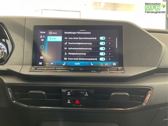 Volkswagen / Caddy / Blau / / / 115PS DSG AHK+Kamera+ACC+Parklenk+SHZ+Side Assist+App-Connect