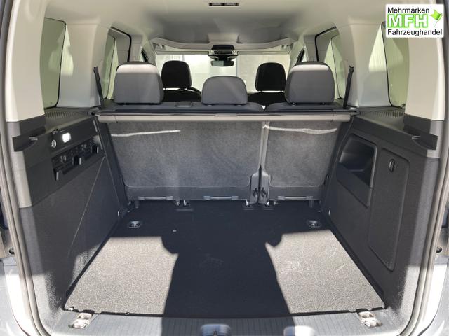Volkswagen / Caddy / Blau / / / 115PS DSG AHK+Kamera+ACC+Parklenk+SHZ+Side Assist+App-Connect