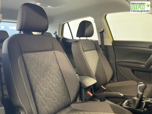 Volkswagen / T-Cross / Gelb / / / 95PS PDC vo+hi+Sitzheizung+App+Side+Travel+Stau+ACC+Klima