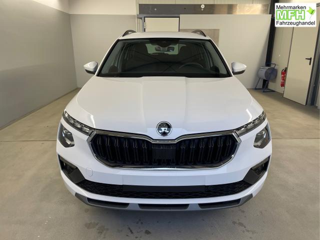 Skoda / KAMIQ / Wei&szlig; / / / 115PS DSG Matrix+AHK+Kamera+PDC vor+hi+Kessy+Sitzheizung+GVL