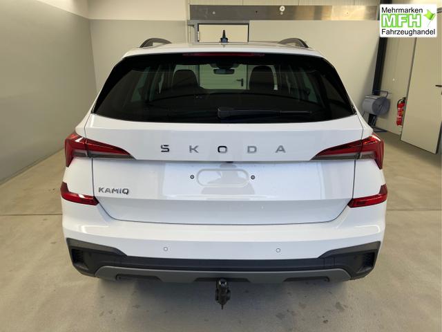Skoda / KAMIQ / Wei&szlig; / / / 115PS DSG Matrix+AHK+Kamera+PDC vor+hi+Kessy+Sitzheizung+GVL