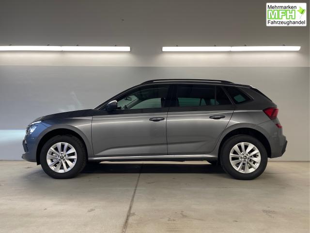 Skoda / KAMIQ / Grau / / / 115PS DSG Matrix+AHK+Kamera+PDC vor+hi+Kessy+Sitzheizung+GVL