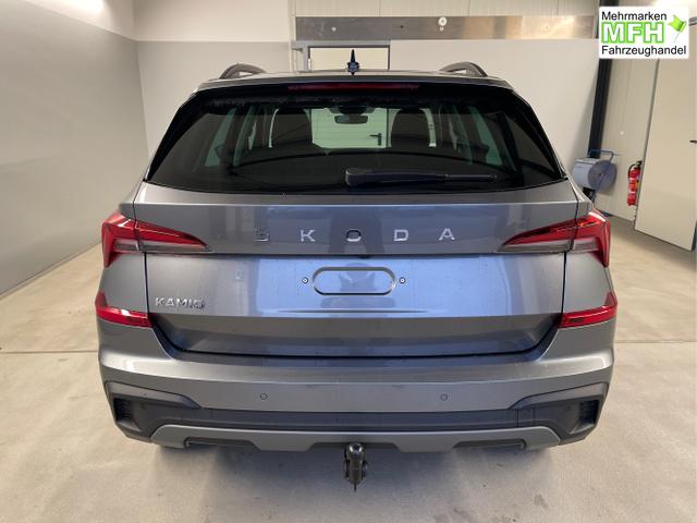Skoda / KAMIQ / Grau / / / 115PS DSG Matrix+AHK+Kamera+PDC vor+hi+Kessy+Sitzheizung+GVL