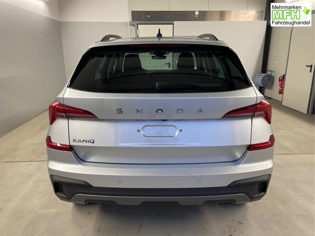 Skoda / KAMIQ / Silber / / / 115PS DSG Matrix+AHK+Kamera+PDC vor+hi+Kessy+Sitzheizung+GVL